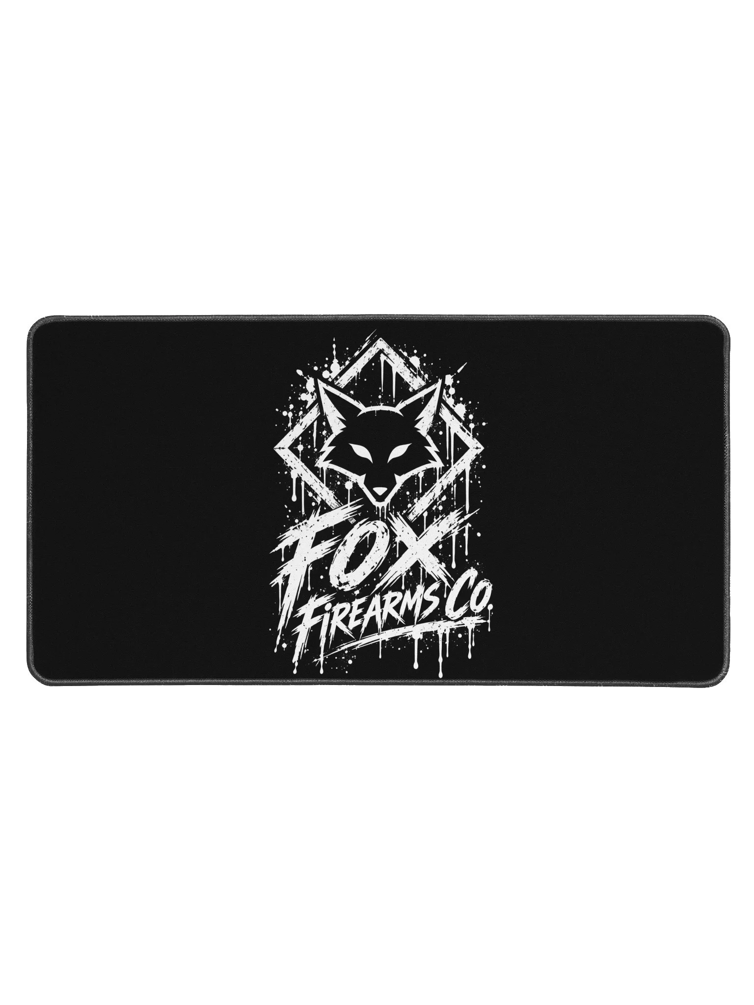 Fox Graffiti Bench Mat — 15.5″ × 31.5″ product image (1)