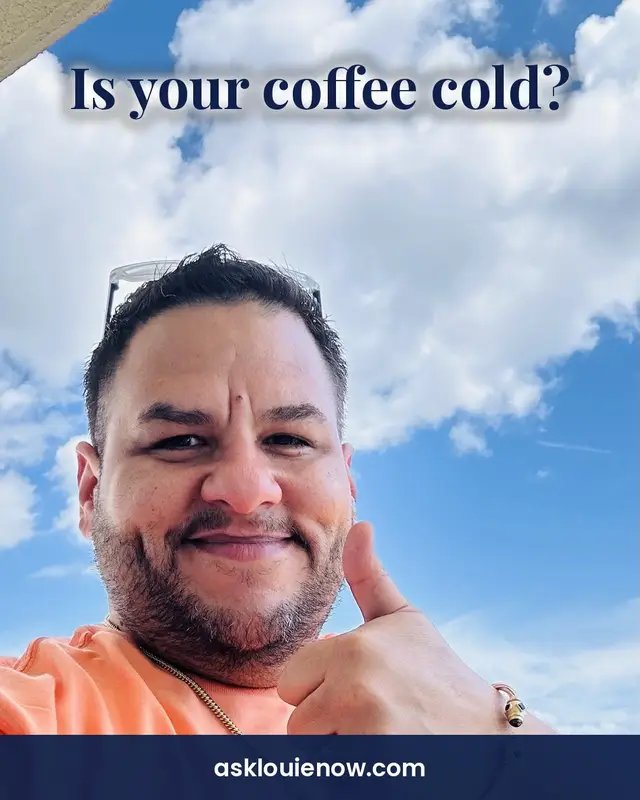 Is your coffee cold? ☕ What are you waiting for? Drink it nice and hot. For years, my friends and the people I meet have come to me for strength and the right words. I always thought, I can't keep this just for two or three friends. The world needs this. So come get a cup of hope on my website. When you get to asklouienow.com, look for the Ask Louie tab. There's a form there for you to write to me: asklouienow.com/#ask Your name stays protected. We talk about your topic anonymously, you get some good advice, and you leave with a cup of hope. And your message doesn't only help you. It helps anybody going through the same thing. We have a home, and it's asklouienow.com. Let's get those messages coming in. I'll be waiting to hear from you, and let's see whose message gets picked for the next Coffee Time with Louie. If you're new here, follow so you don't miss it. And share this with someone who needs a cup of hope. ❤️ #AskLouieNow #CoffeeTimeWithLouie