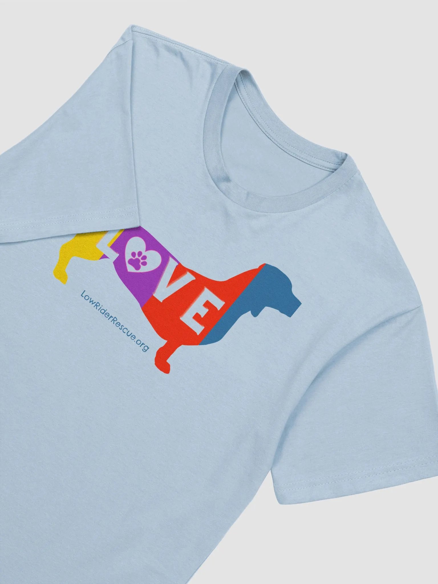 LOVE Dachshunds - colorful doxie t-shirt product image (18)