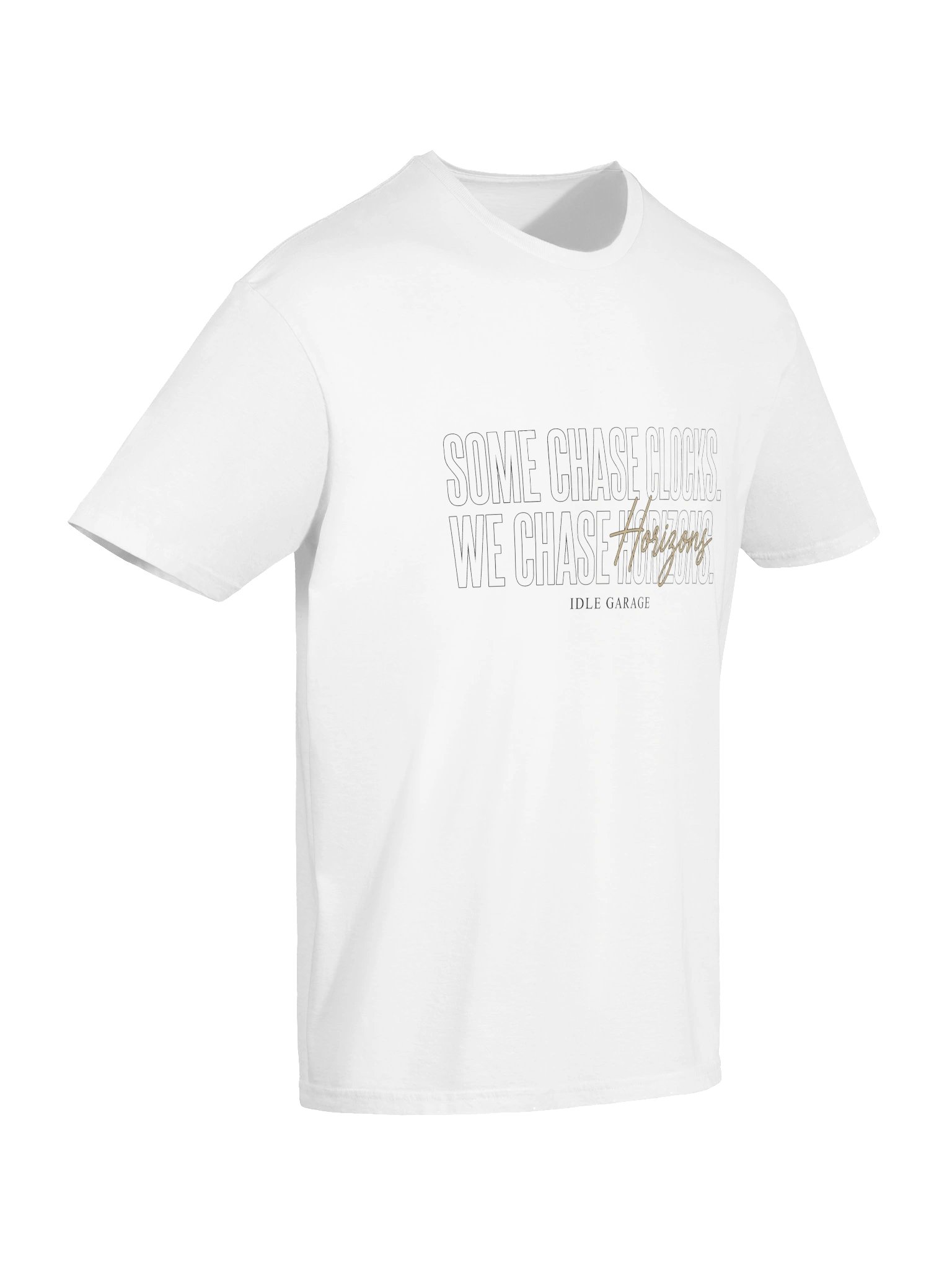 Some Chase Clocks We Chase Horizons Gold Tee product image (6)