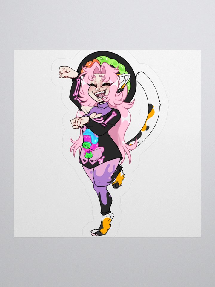 Like "Nya"...Ya Know? Kiss Cut Sticker product image (3)