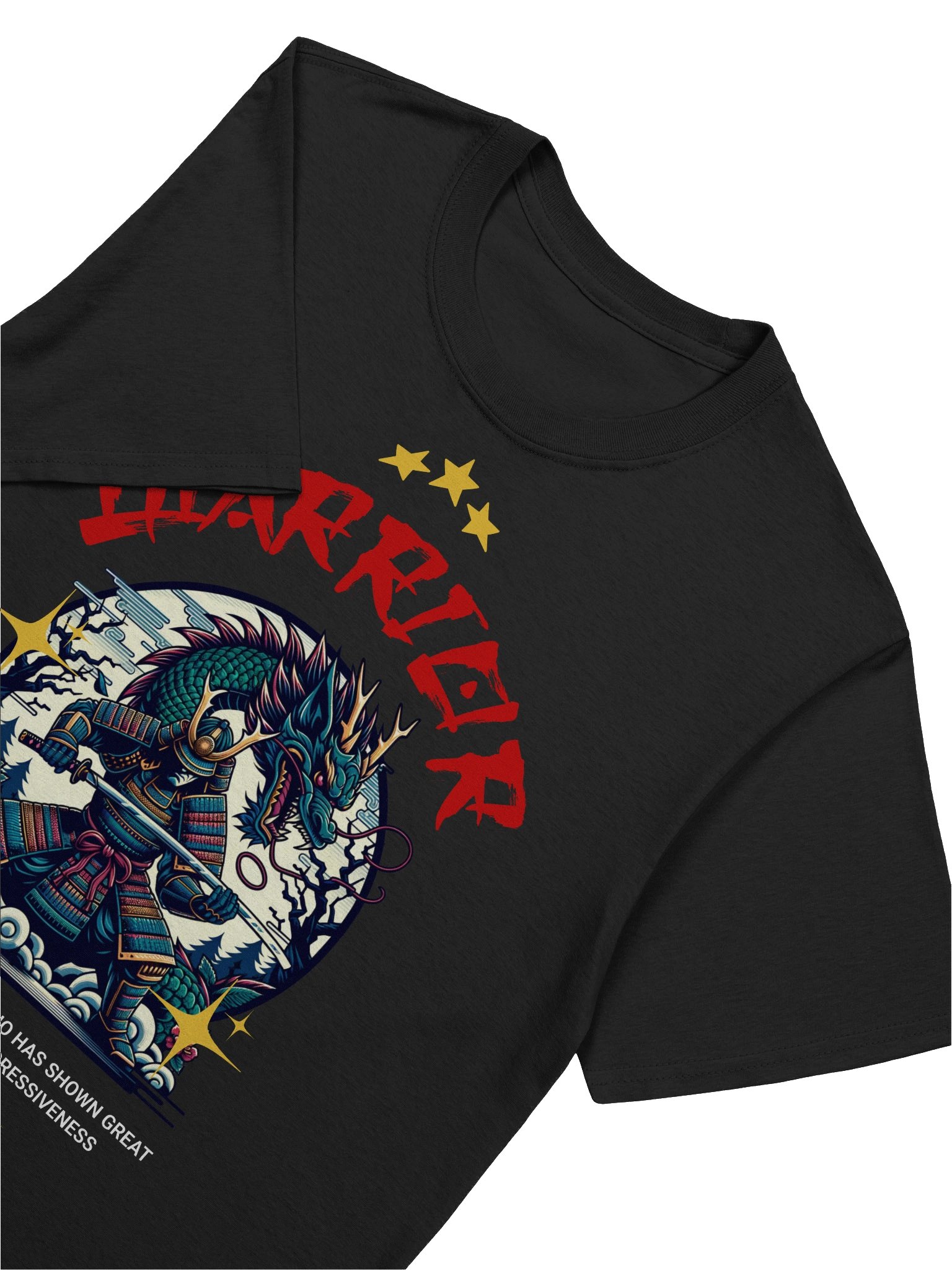 Warrior Dragon Spirit Samurai T-Shirt - Gildan Softstyle product image (5)