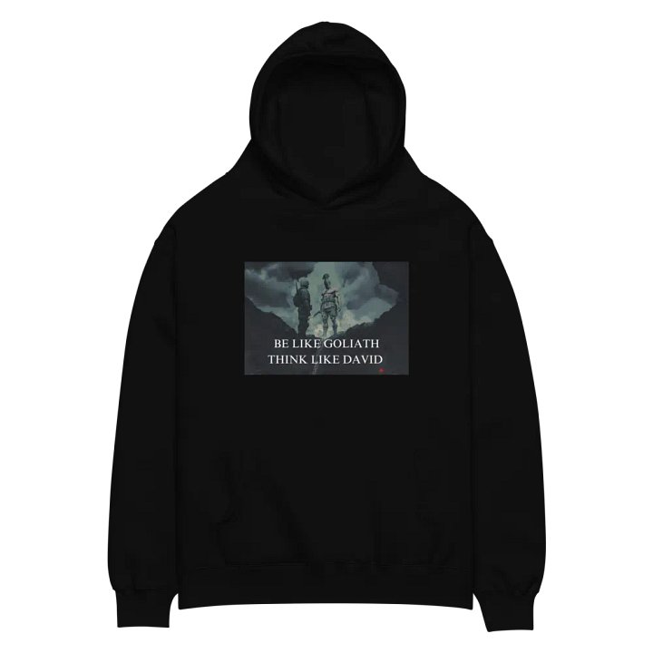 Goliath vs. David Oversized Hoodie product image (2)