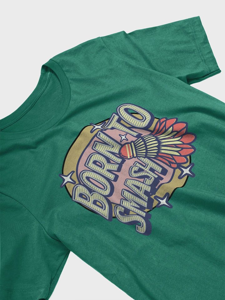 Born To Smash Badminton Shuttlecock Dynamic Tee product image (2)