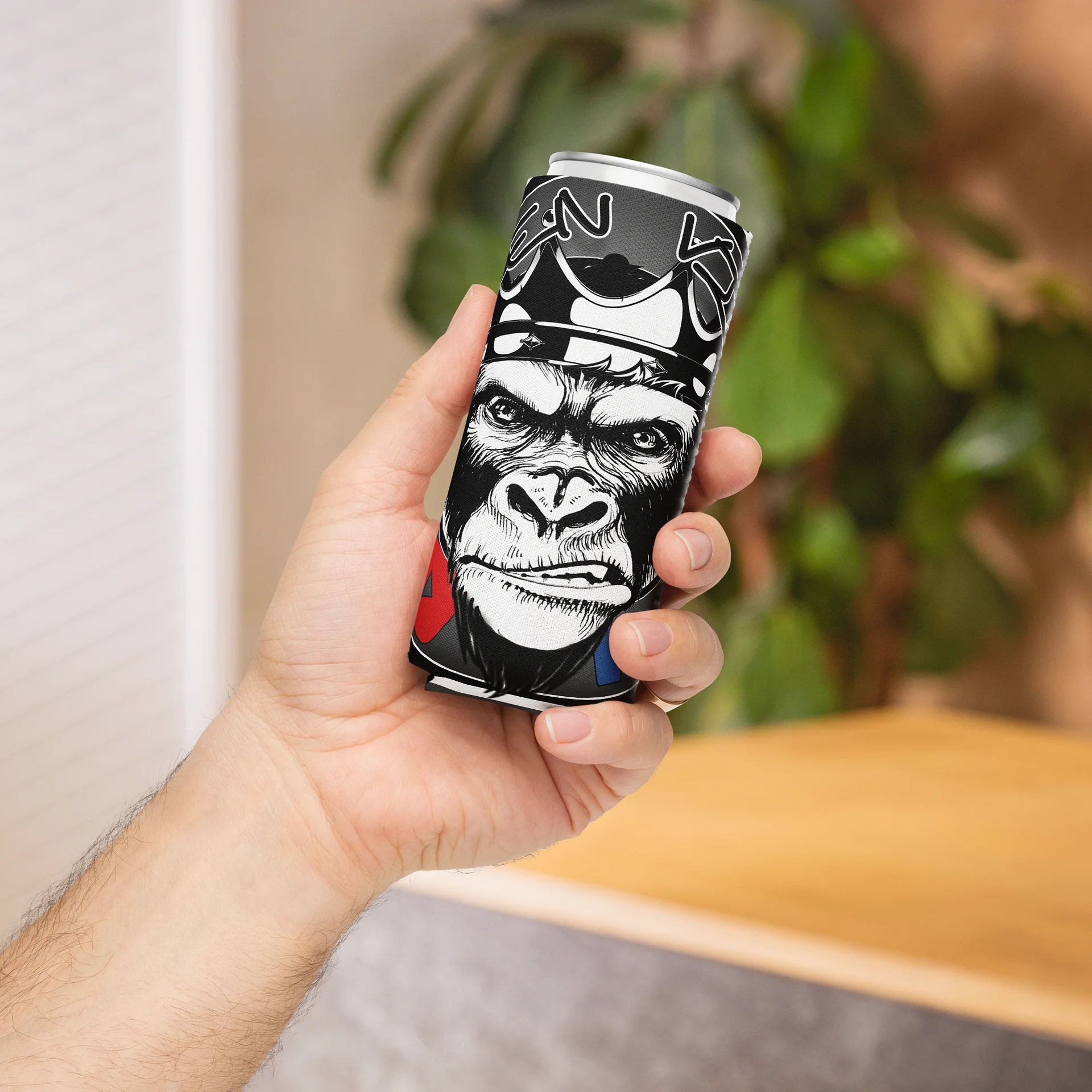 Signature 2 Gorilla Koozie - Grey (slim) product image (4)