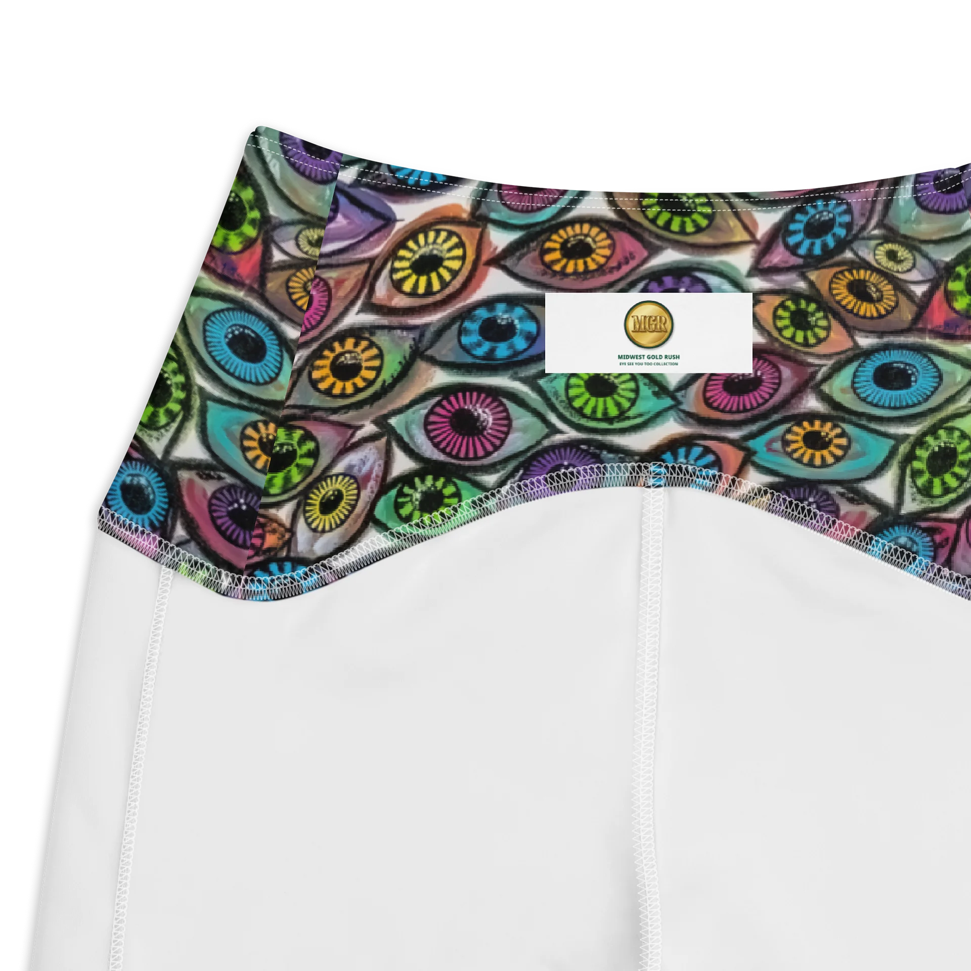 Psychedelic Eyes High Waisted Pocket Leggings | Eye See You Too product image (3)
