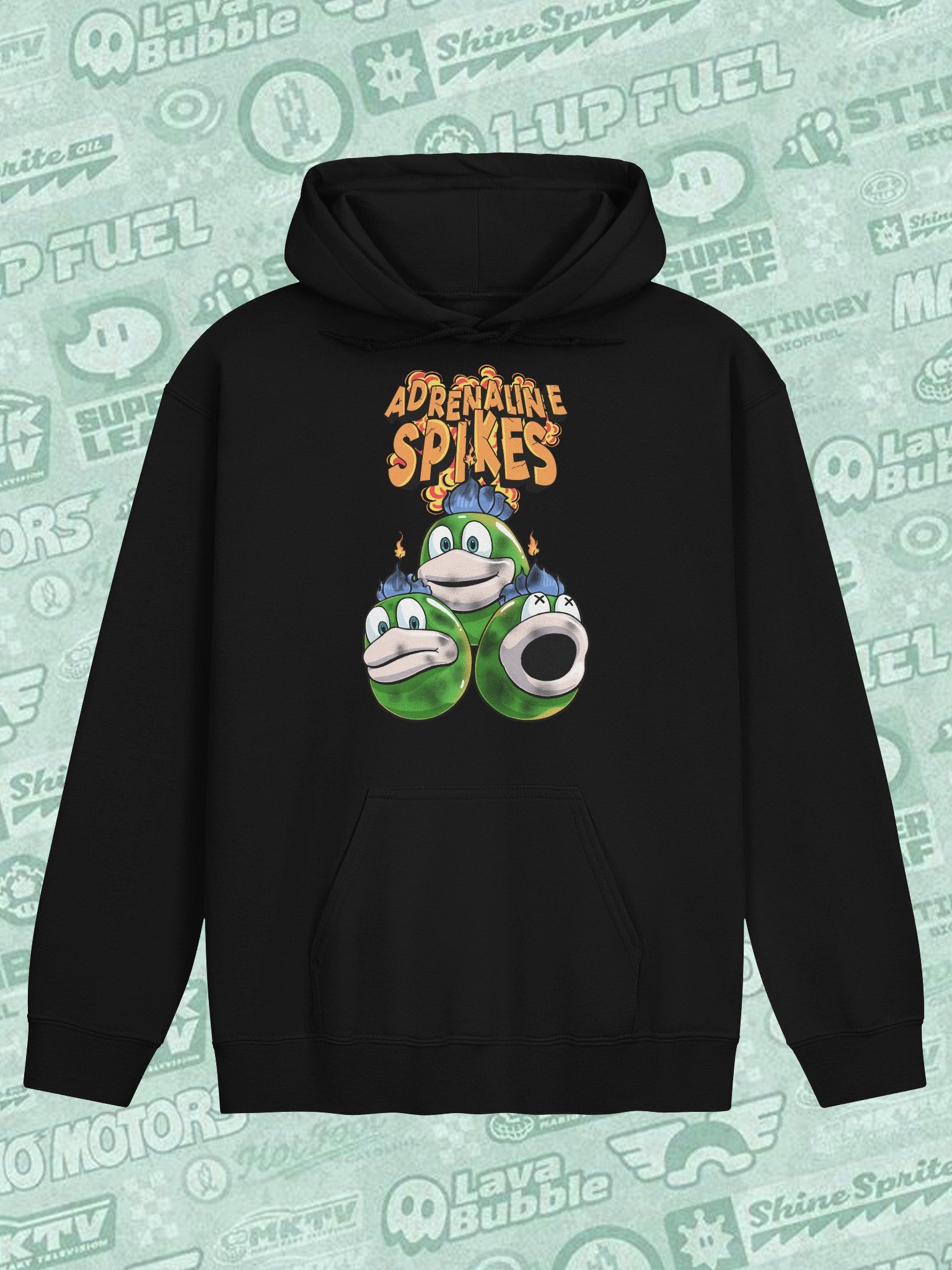 Adrenaline Spikes Hoodie (3 Colors) product image (1)