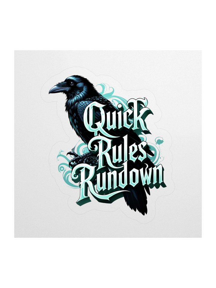 Quick Rules Rundown Sticker product image (1)