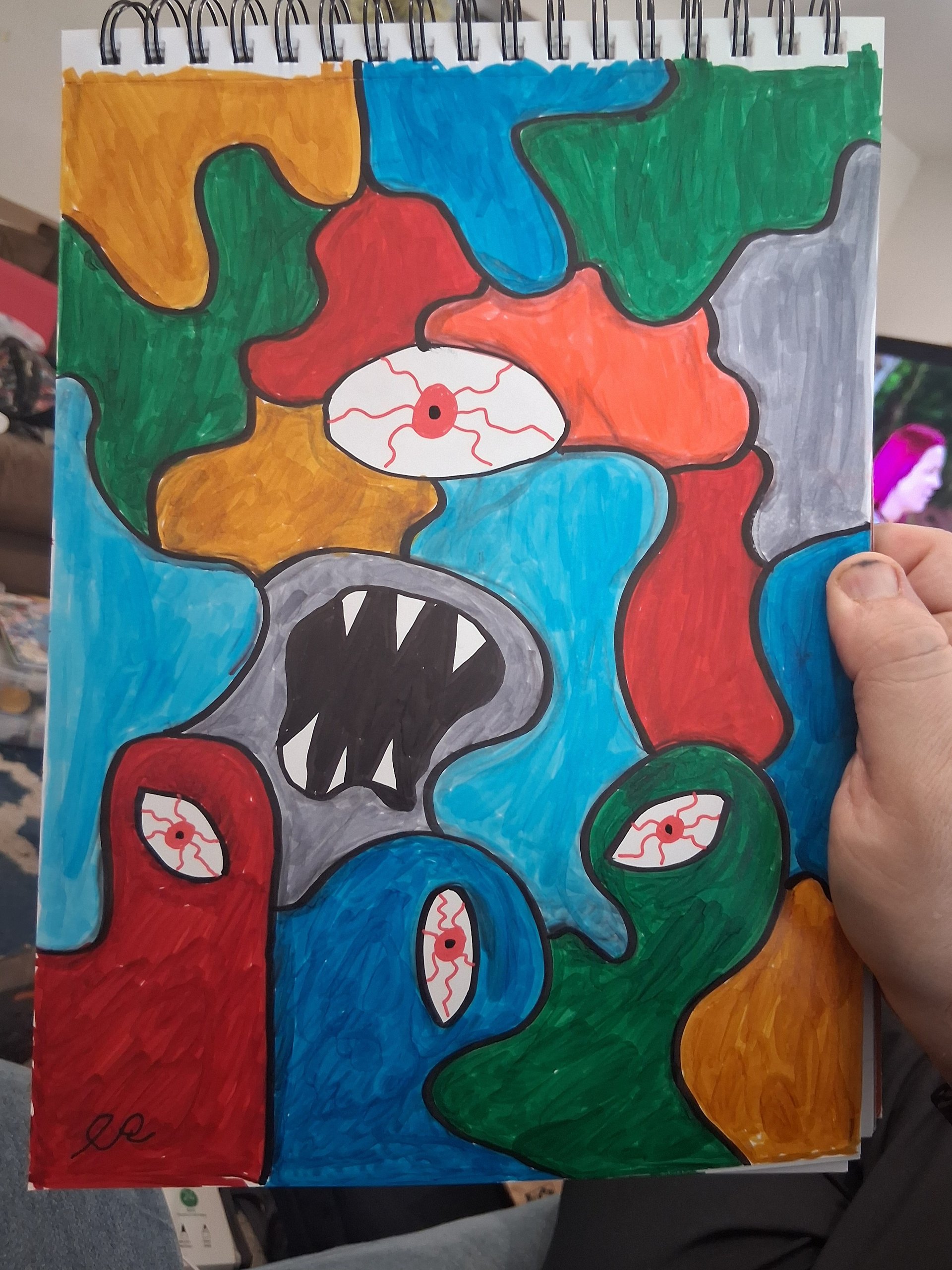 Midday Terror Original Drawing product image (1)