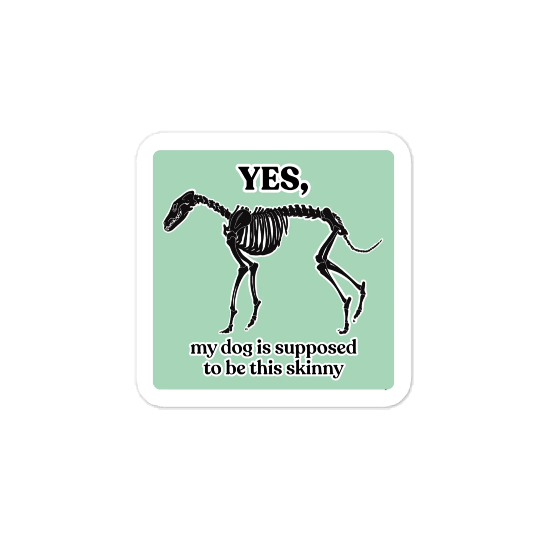 Skinny Dog Sticker product image (1)