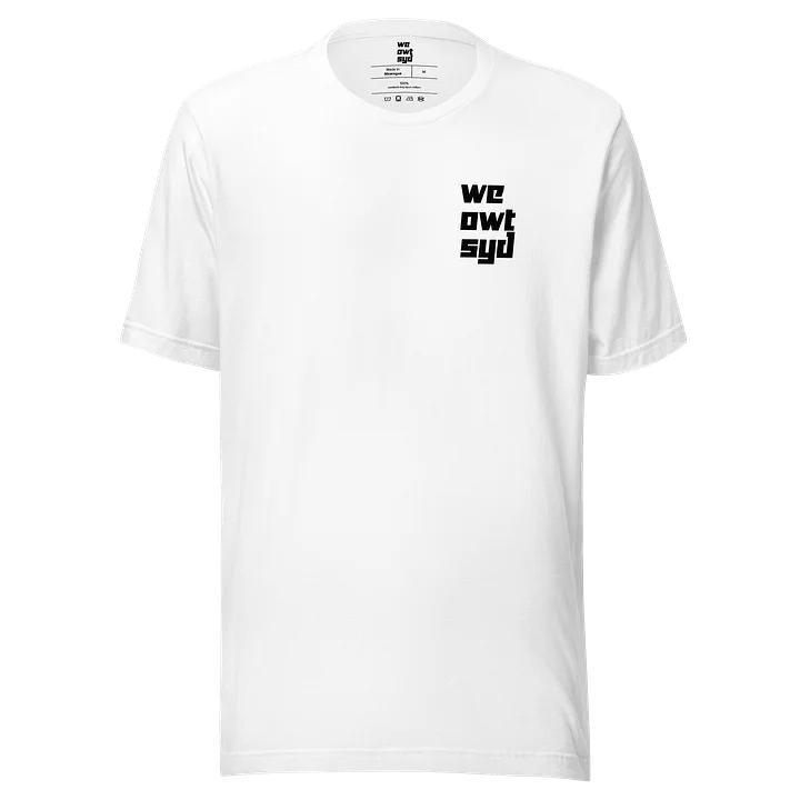 WeOwtsyd Premium T-Shirt - Chest Logo - White product image (1)