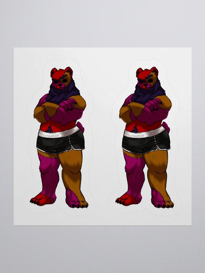 PapaBear Kiss Cut Stickers product image (1)