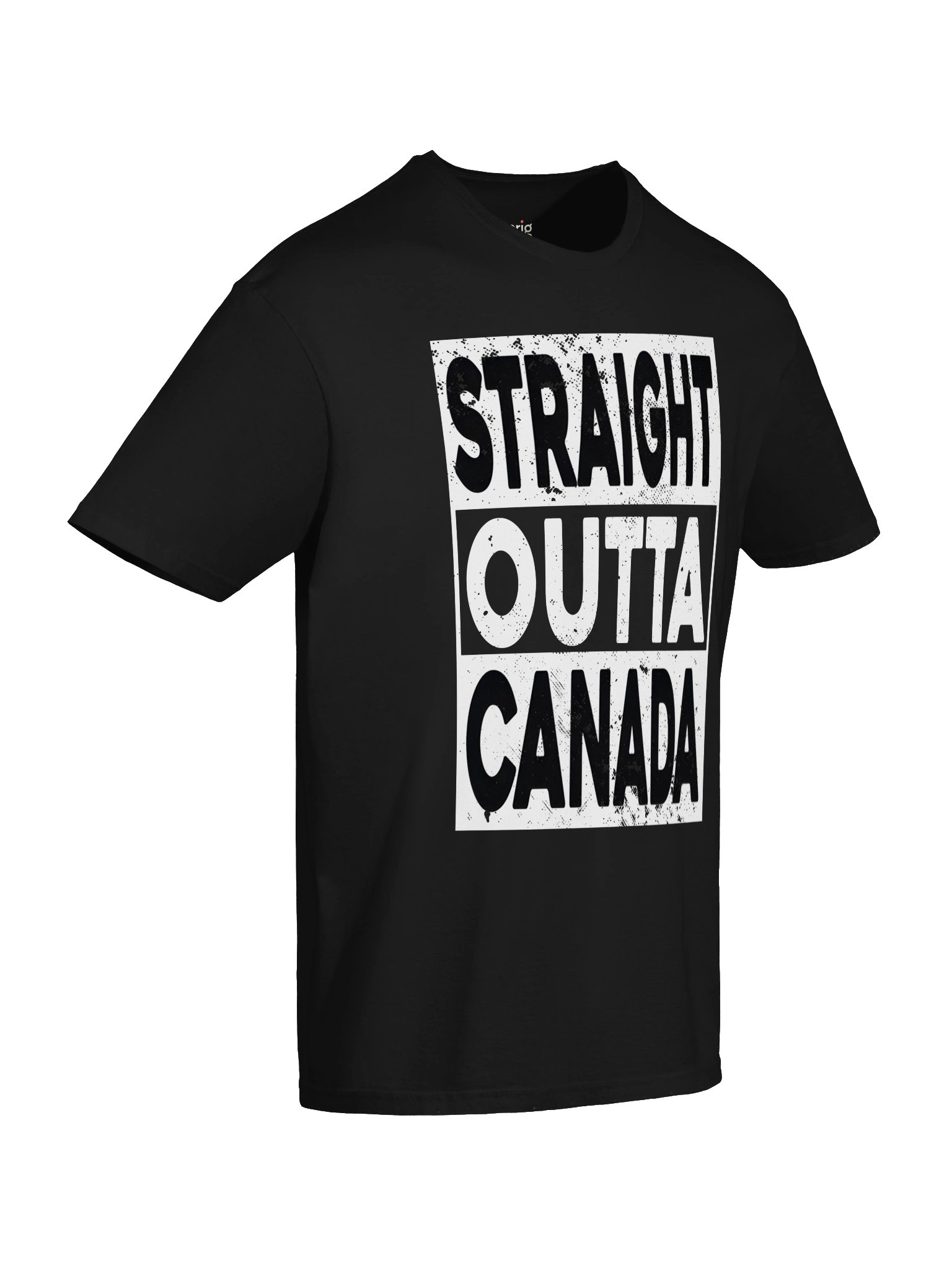 Straight Outta Canada Distressed Unisex T-Shirt product image (6)