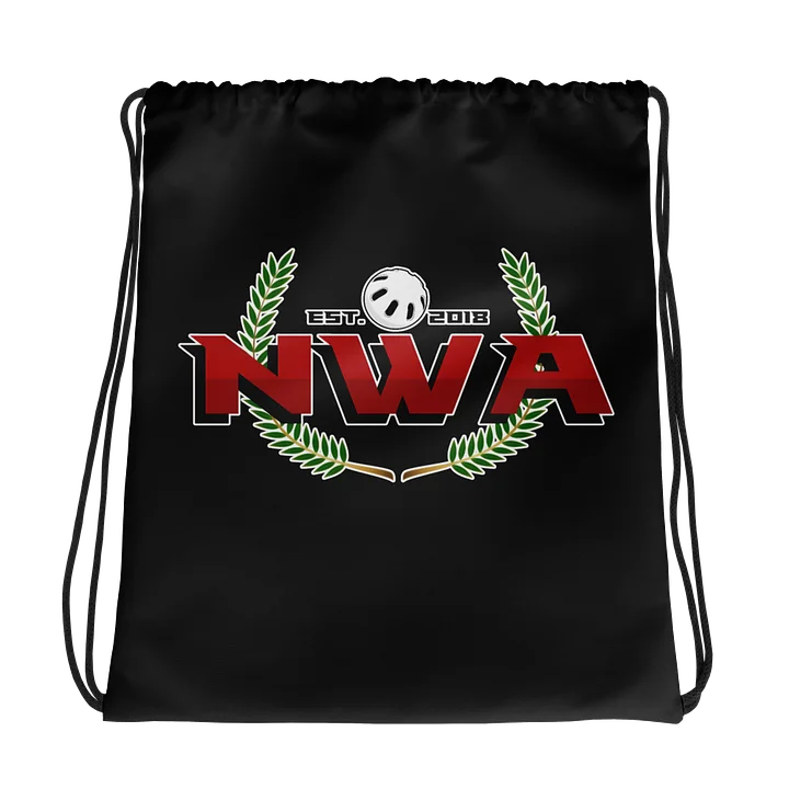 NWA Drawstring Bag (Black) product image (1)