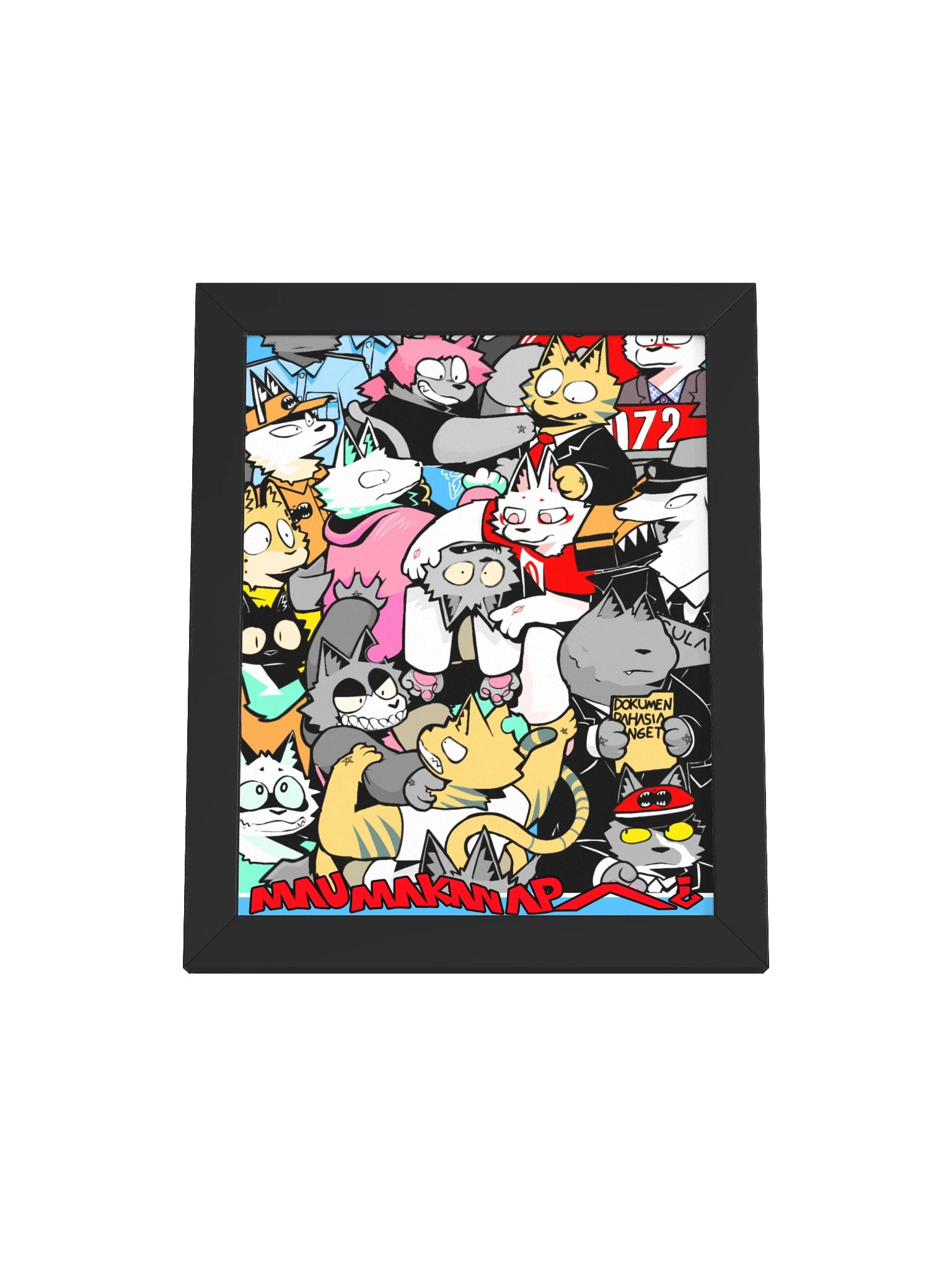MMA | CHARACTERS Poster (Framed) product image (1)