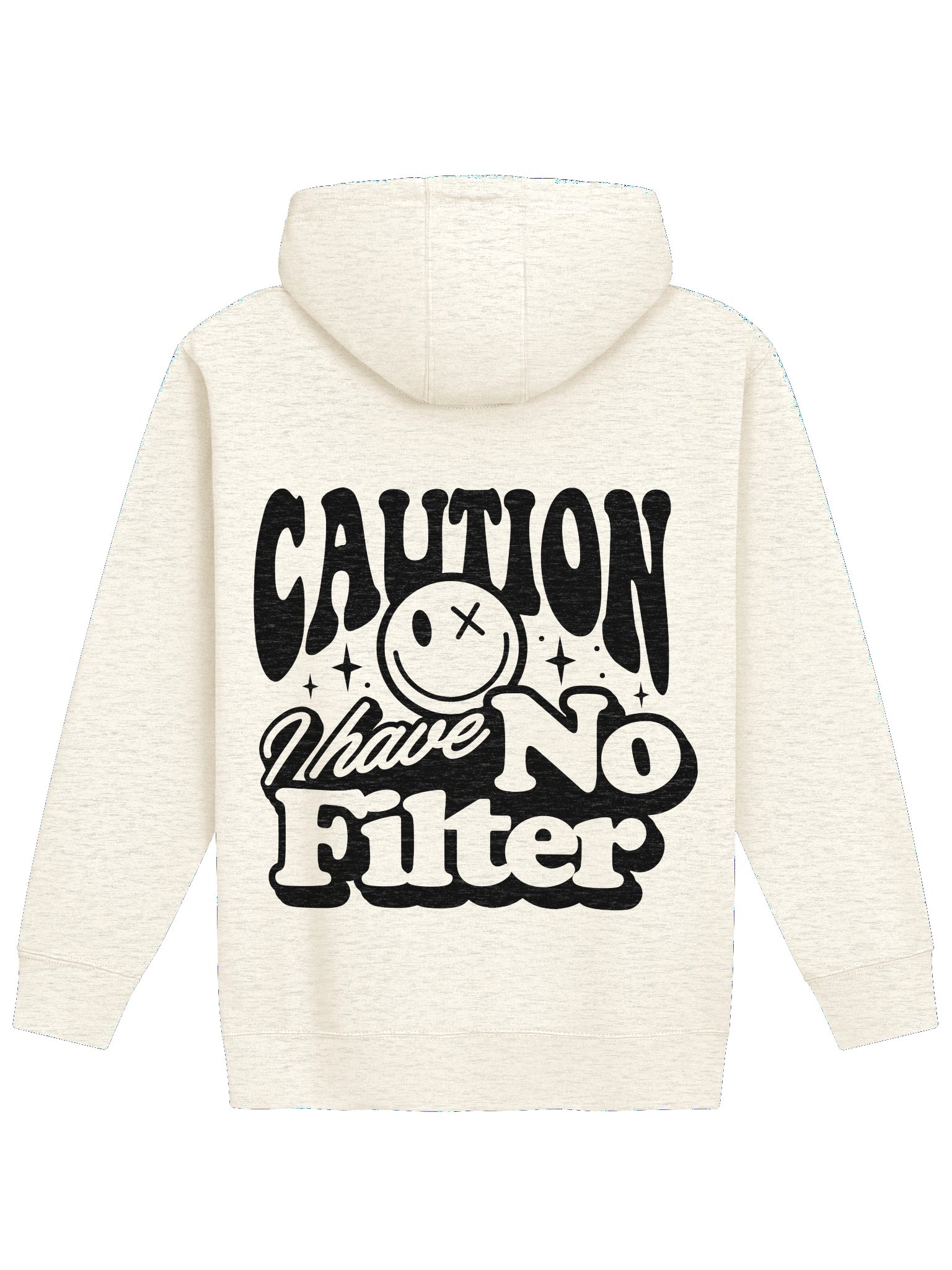 "Caution I Have No Filter" Retro Graphic Pullover - Unisex product image (1)