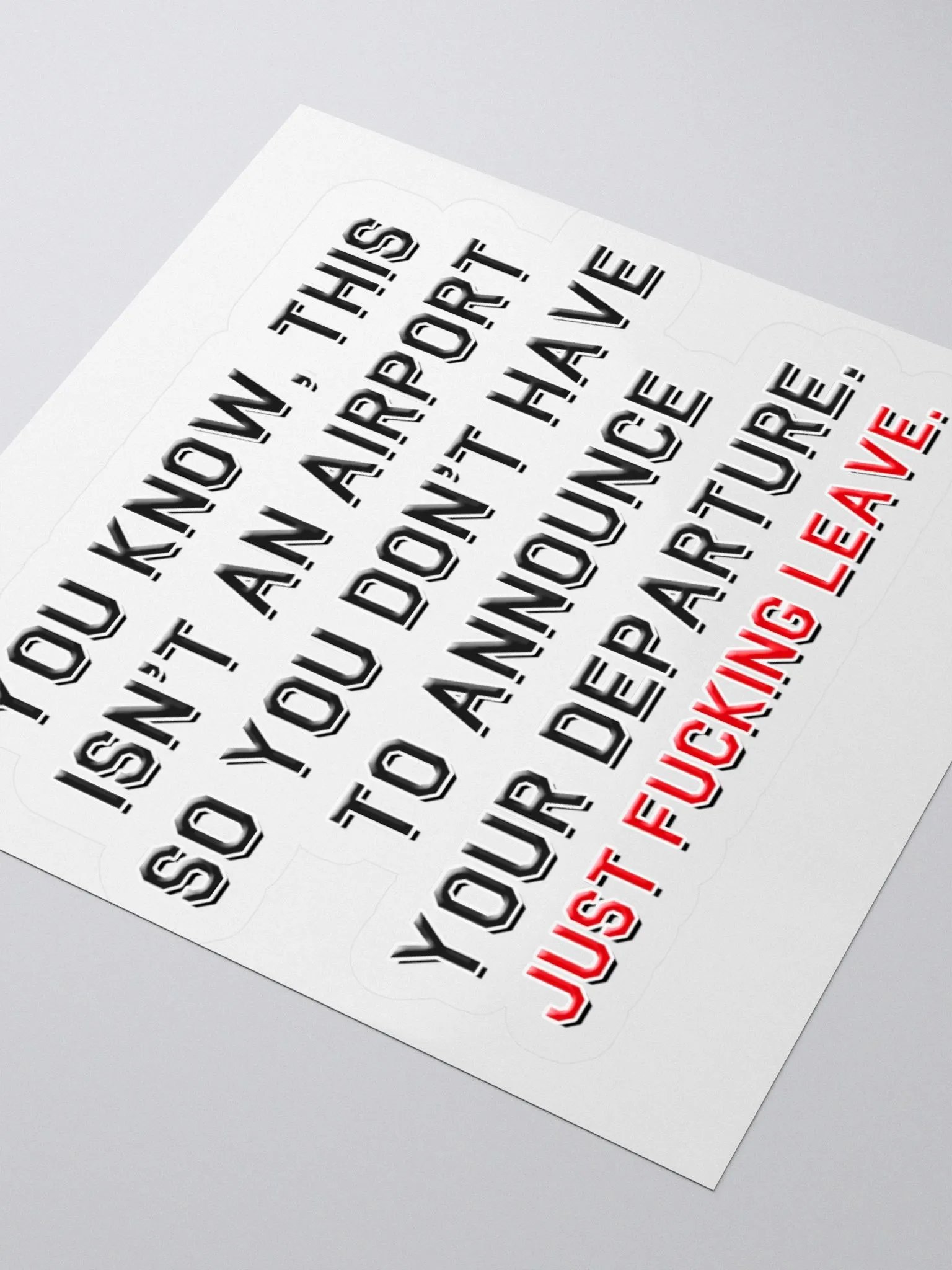 Departure - Sticker product image (11)