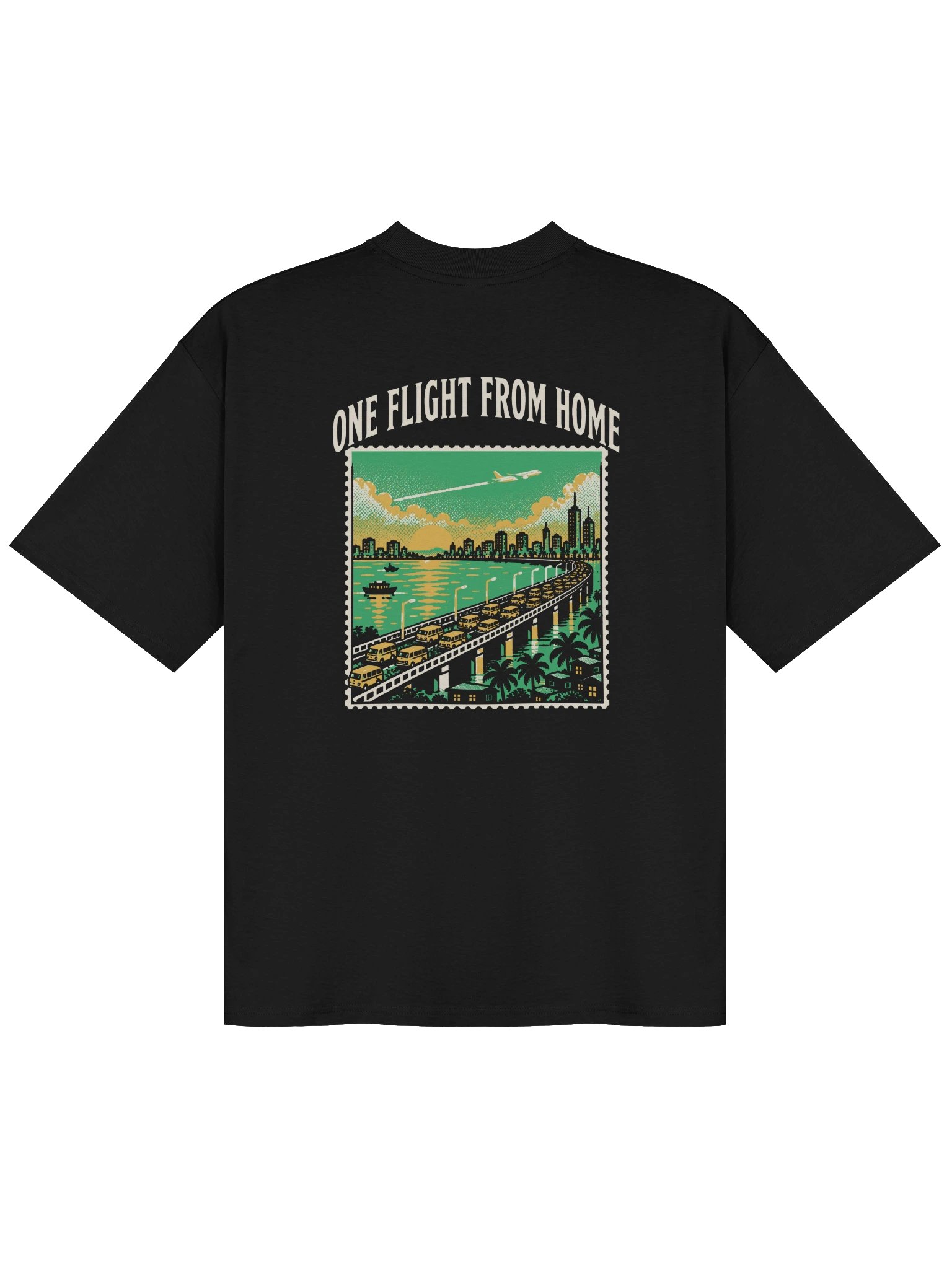 One Flight From Home (Oversized tee) product image (2)