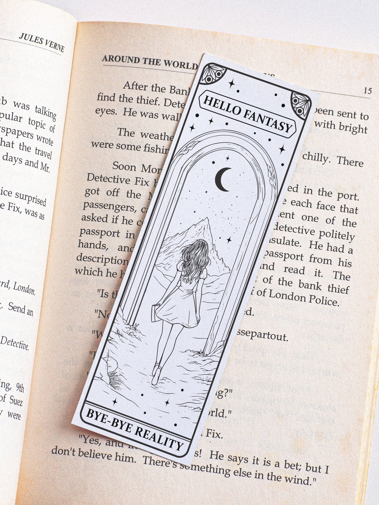 Bookmark SVG, Romantasy Celestial Bookish Book Reader, Printable Bookmarks, Bookish Bookmark, Instant Digital Download, DIY Gift for Reader product image (3)