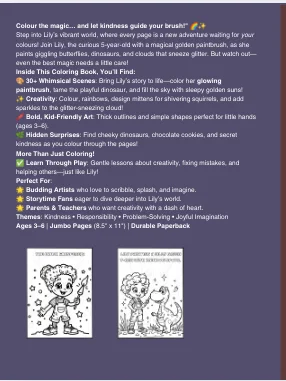 Lily and the Whispering Paintbrush' Coloring Book product image (2)