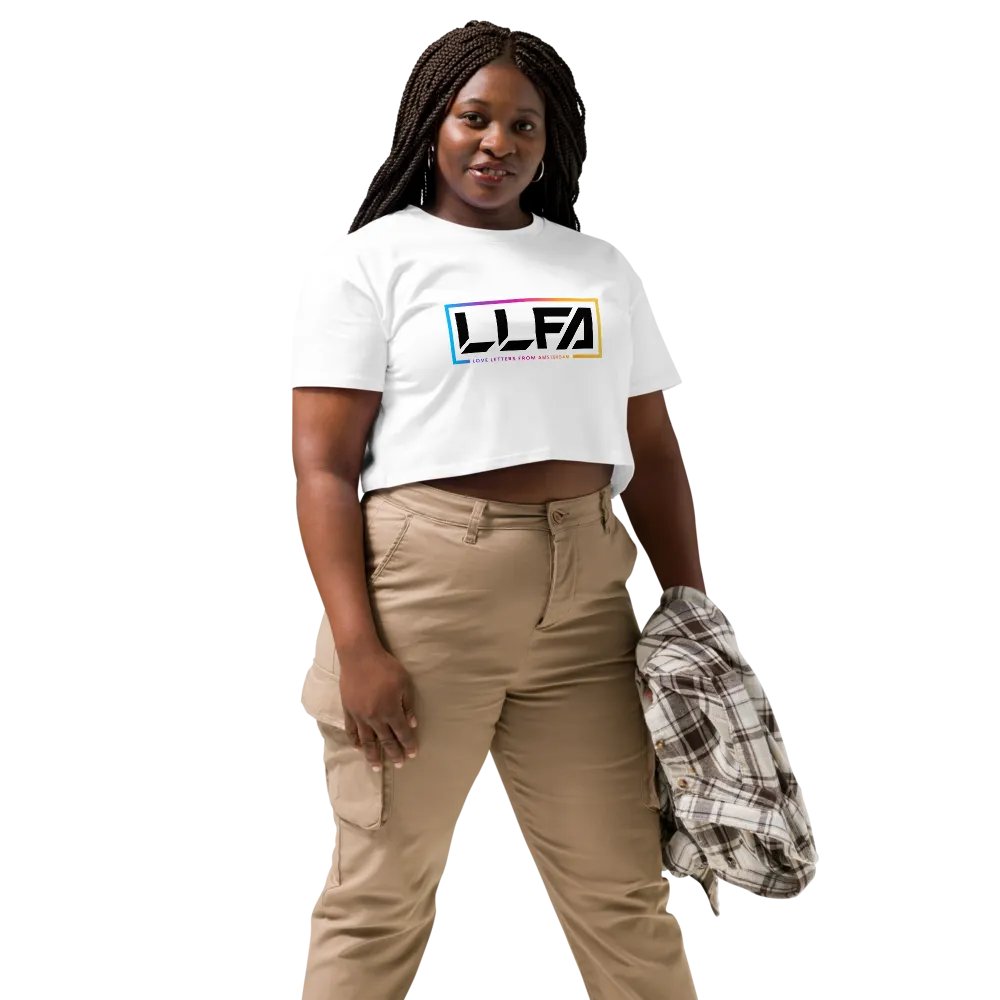 LLFA Logo Premium Crop T-Shirt - White product image (2)