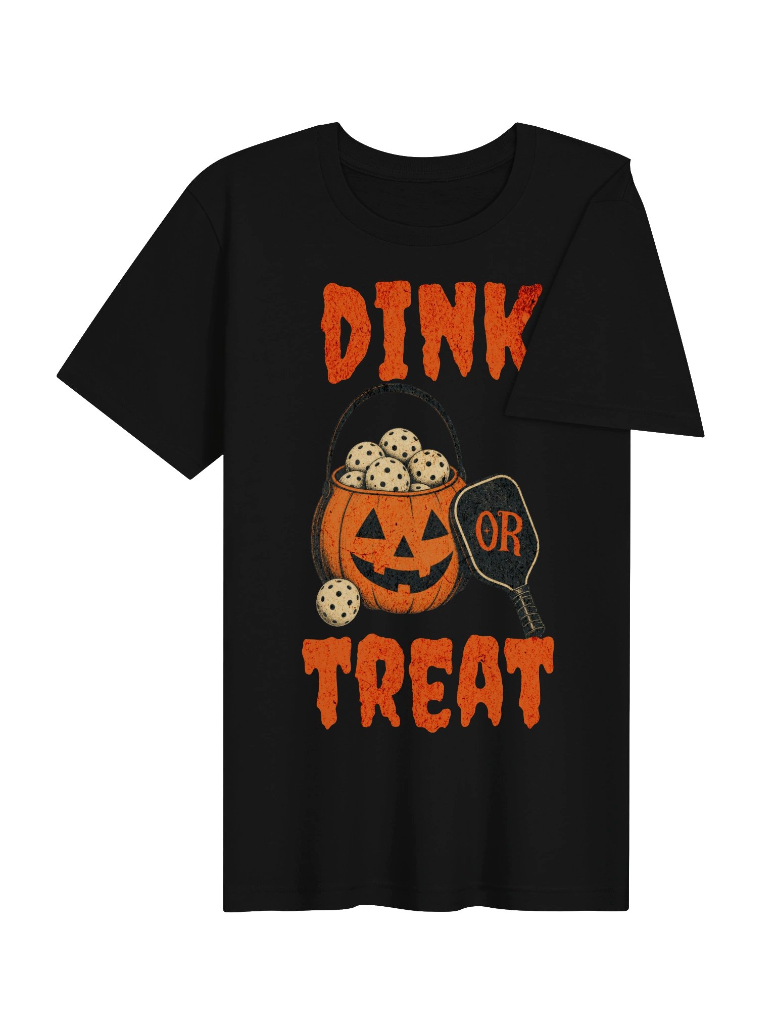 Dink or Treat Halloween Pickleball Tee Funny Gift for Men and Women product image (4)