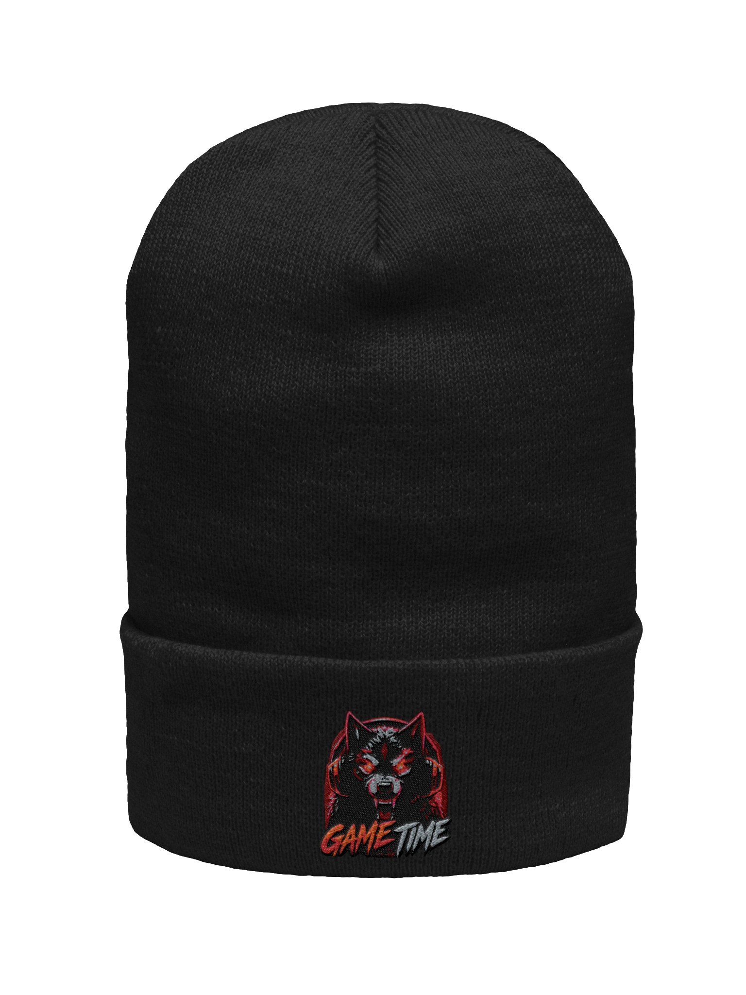 Game Time Wolf Cuffed Beanie product image (5)