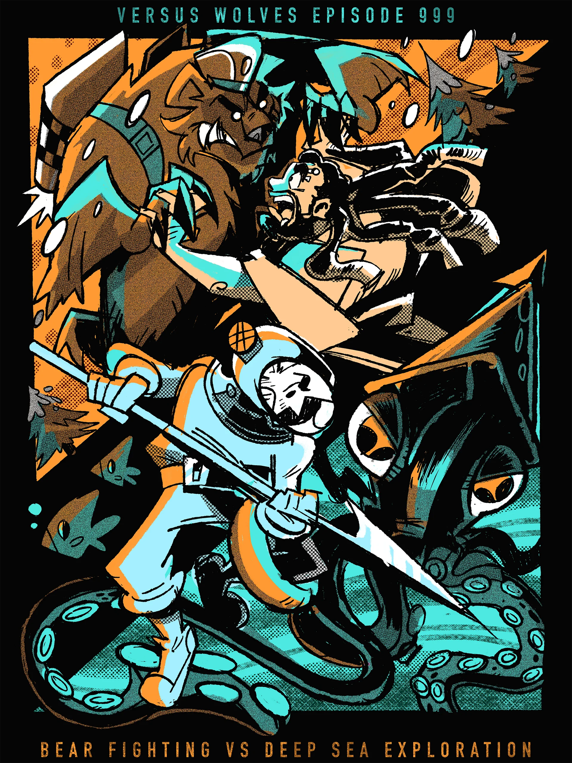Versus Wolves Ep 999 Bear Fighting Vs Deep Sea Exploration product image (1)