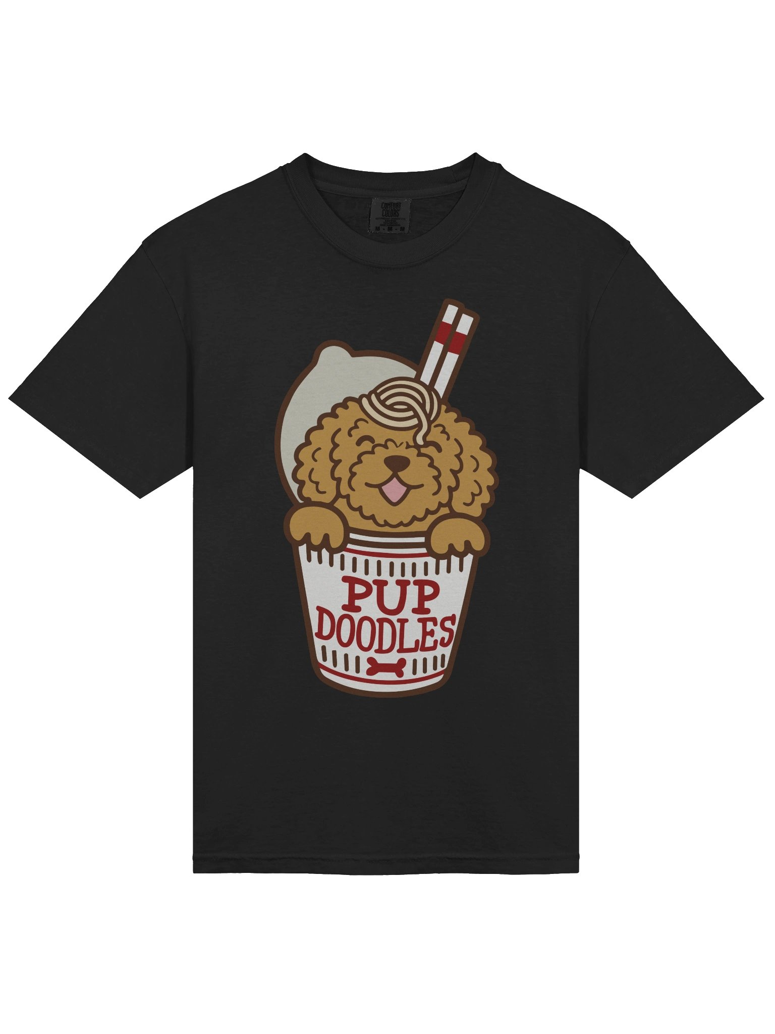 Cup of Pup Doodles Comfort Colors Unisex Tee product image (16)