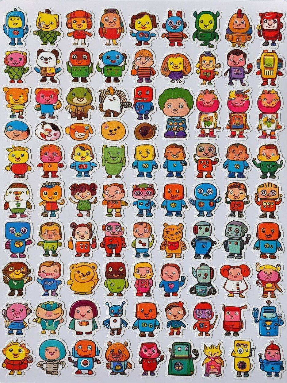 1500 animals stickers Bundle product image (3)
