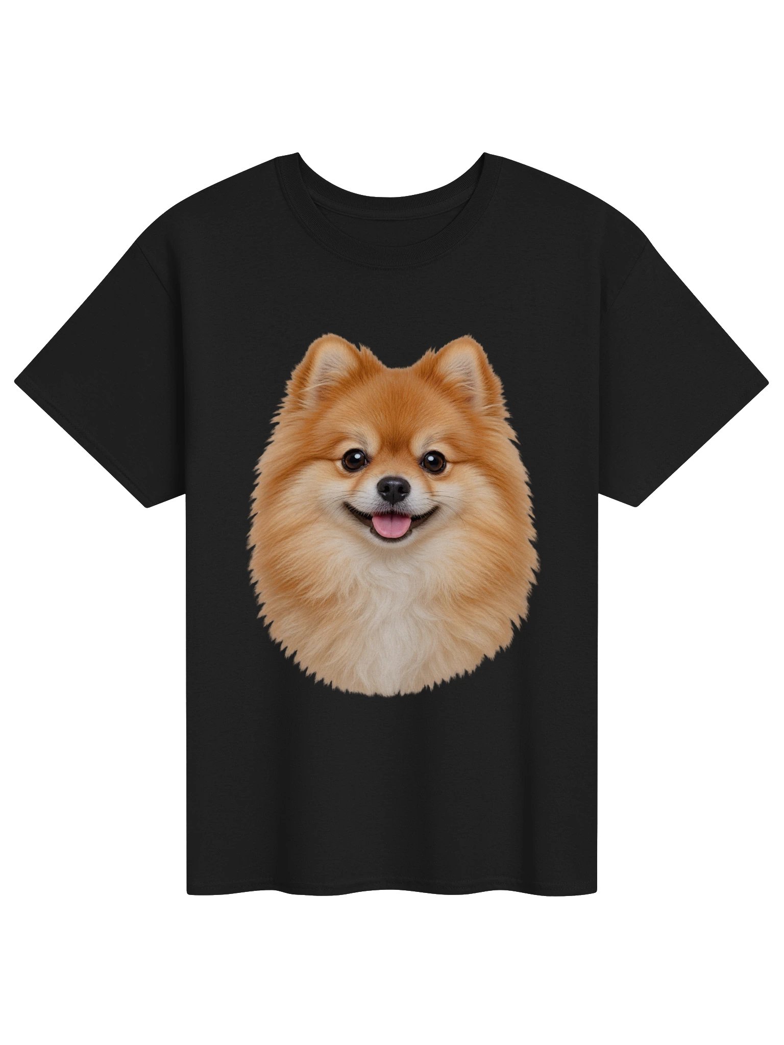 Dog - Pomeranian (Face) — Unisex Gildan Heavyweight 100% Cotton T-Shirt product image (1)