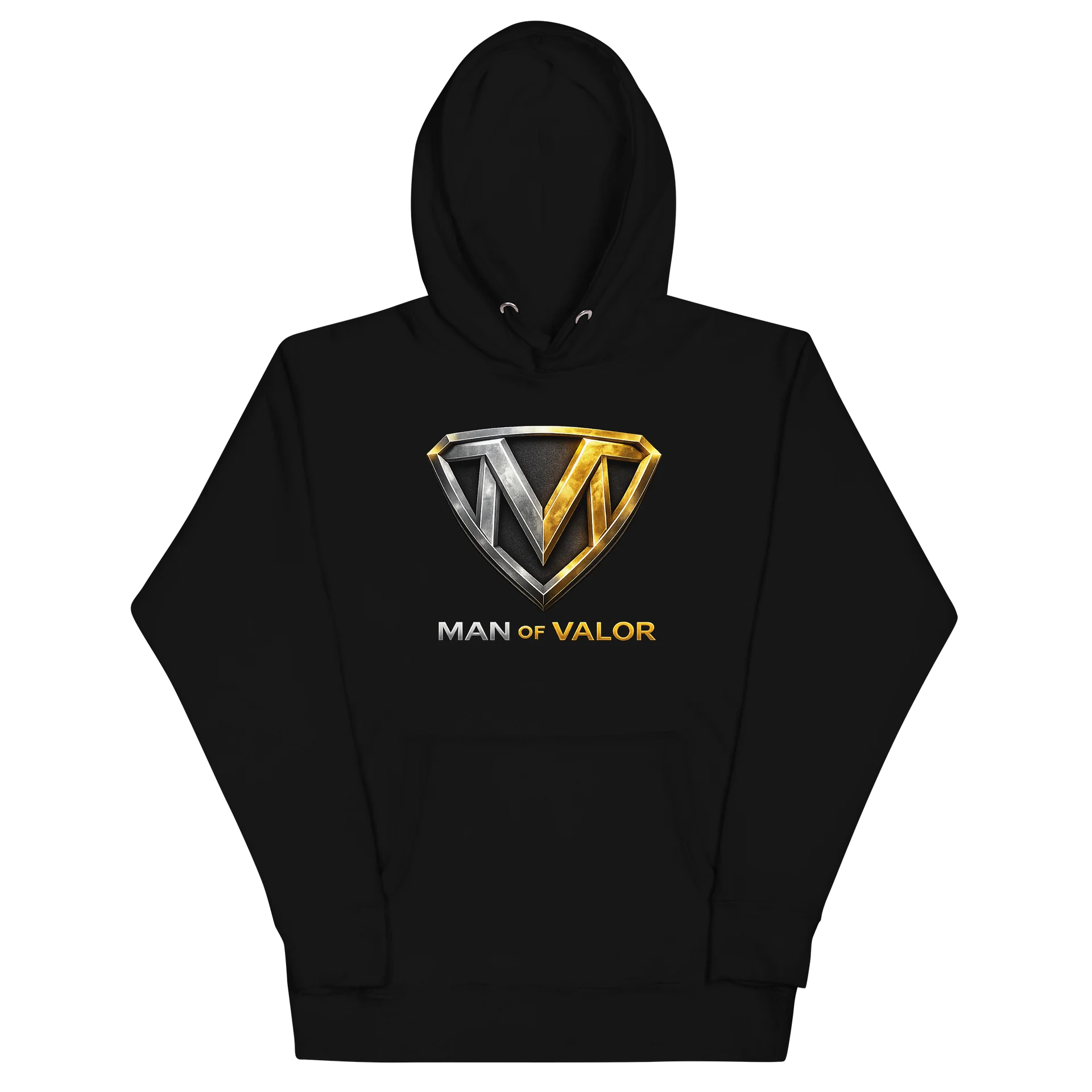 Man of Valor™ Premium Graphic Hoodie | Faith • Strength • Courage product image (2)