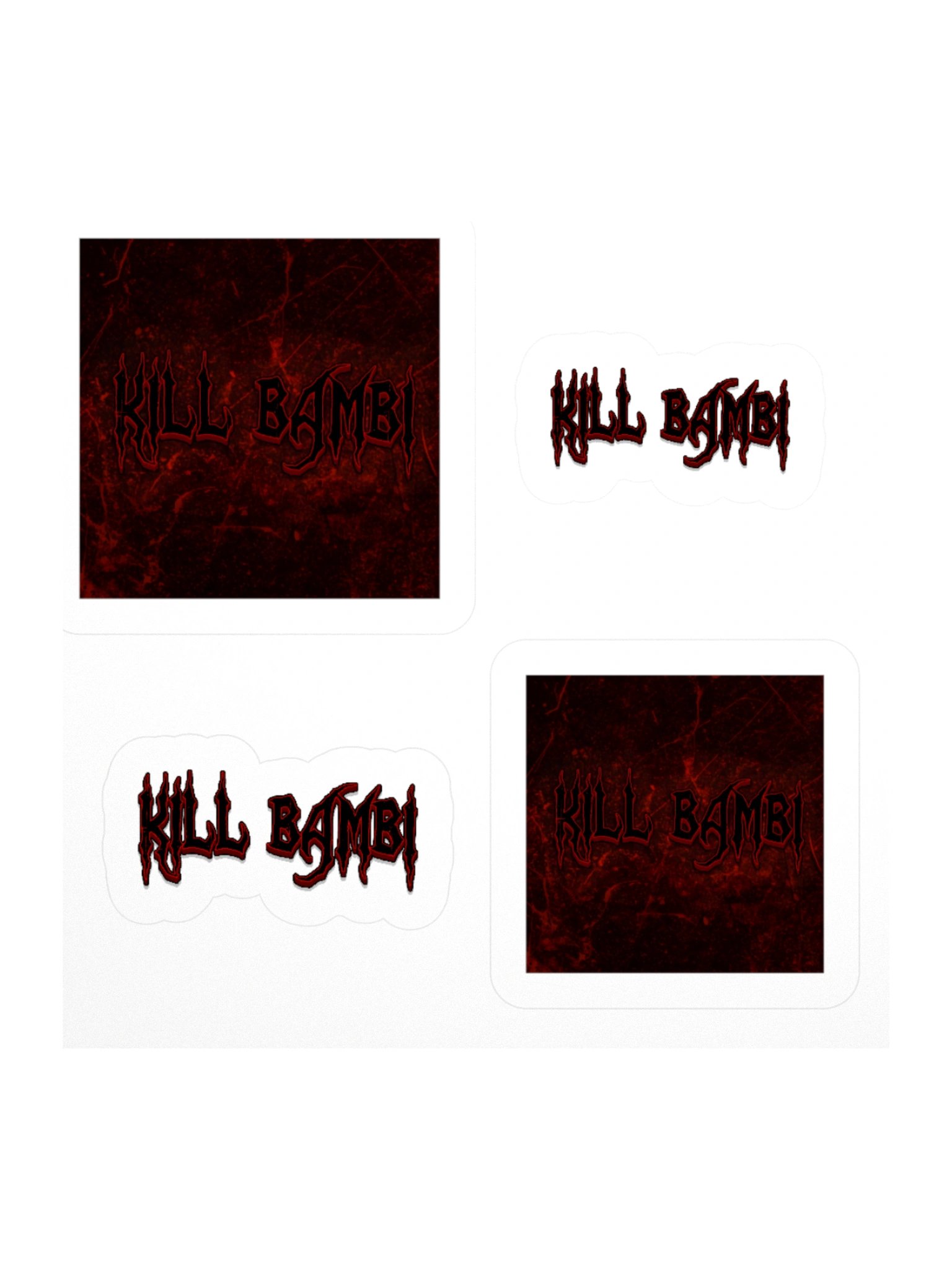 KILL BAMBI // Logo Stickers product image (1)