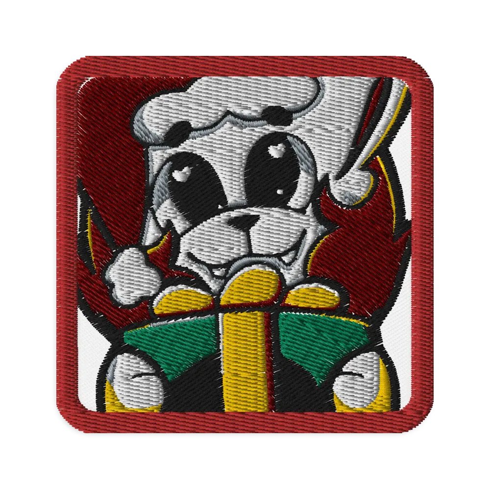MA Santa Lion Embroidered Patch product image (1)