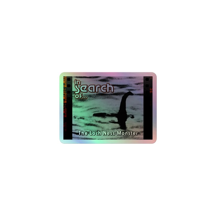 In Search Of...The Loch Ness Monster Holographic Sticker product image (1)