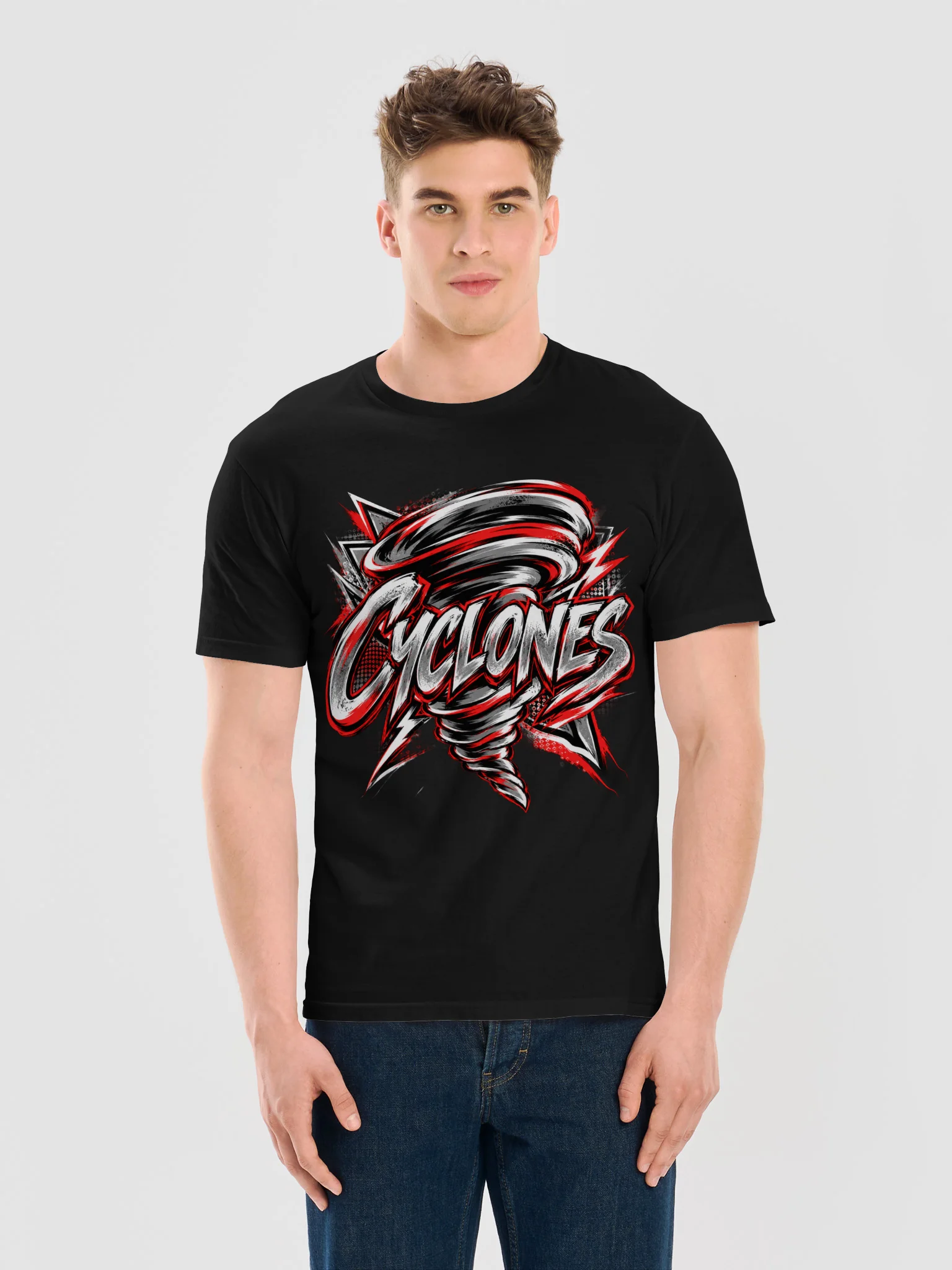 Oklahoma Twisters | Cyclone Power Adult Tee product image (32)