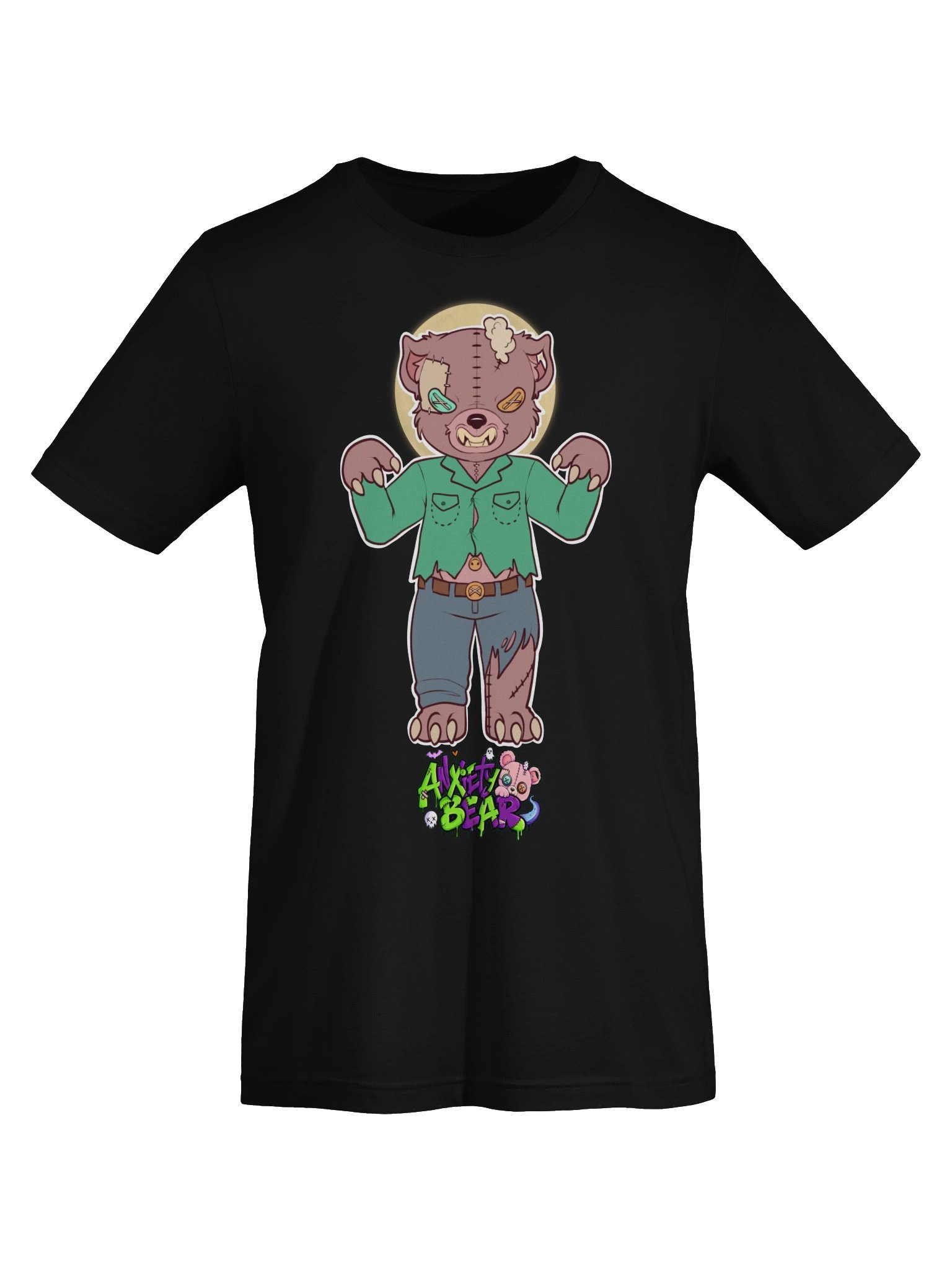 Anxiety Bear Scare Bear Tshirt: WolfBear product image (45)