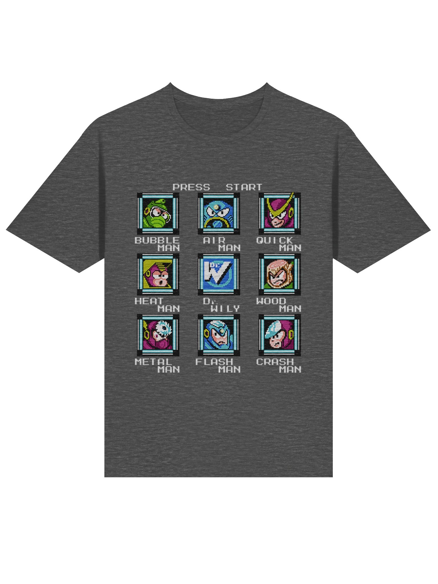 Mega Man 2 Stage Select Shirt product image (3)