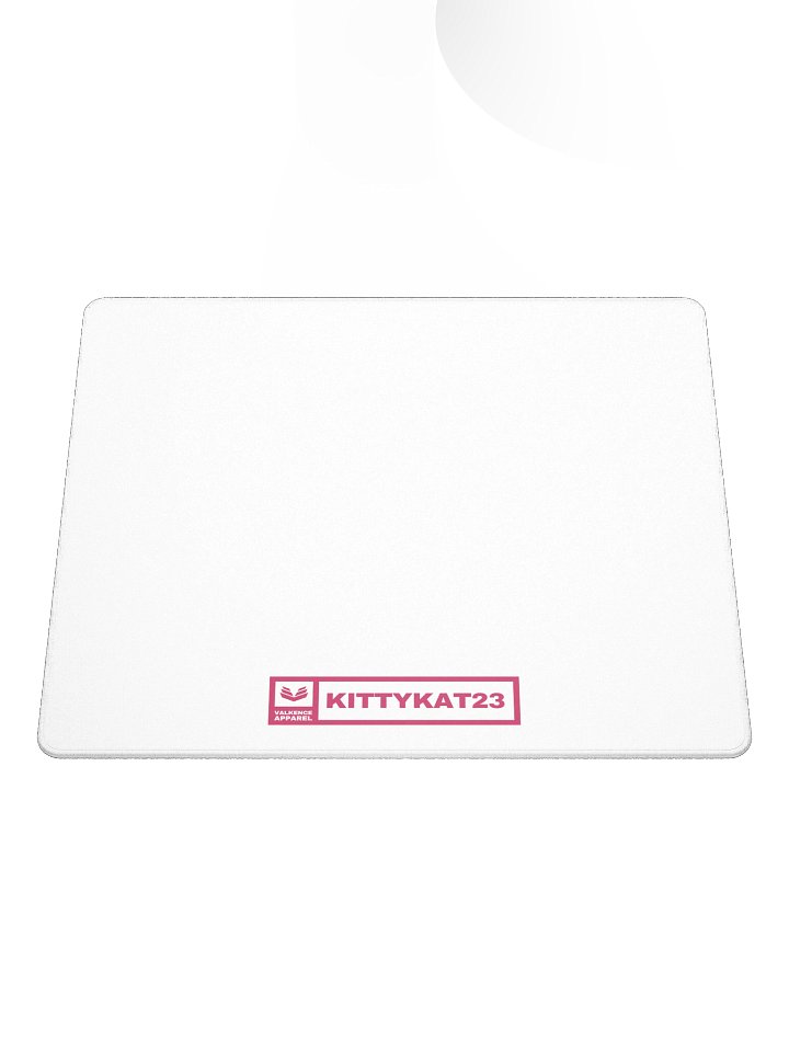 Kittykat23 Gaming Mouse Pad - White product image (1)