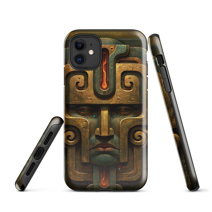 Oracle Interface I — Ancient Machine Face Phone Case product image (1)