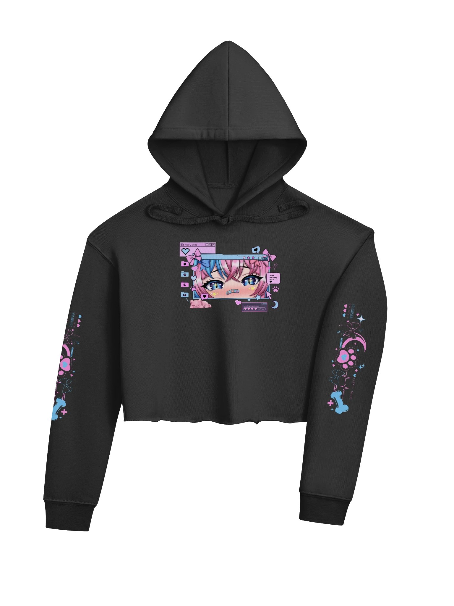 Computer Moo Crop-Hoodie product image (4)
