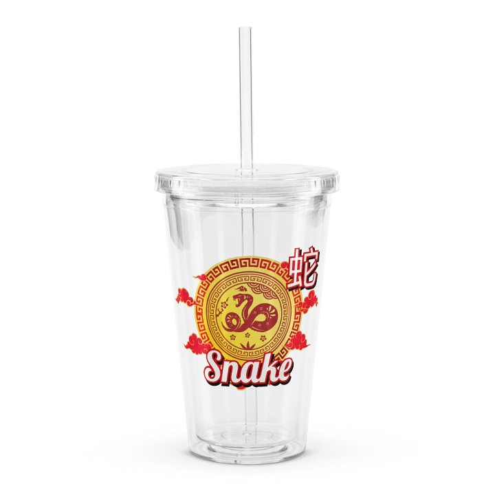 Snake - Chinese Zodiac Double Wall Plastic Tumbler product image (1)