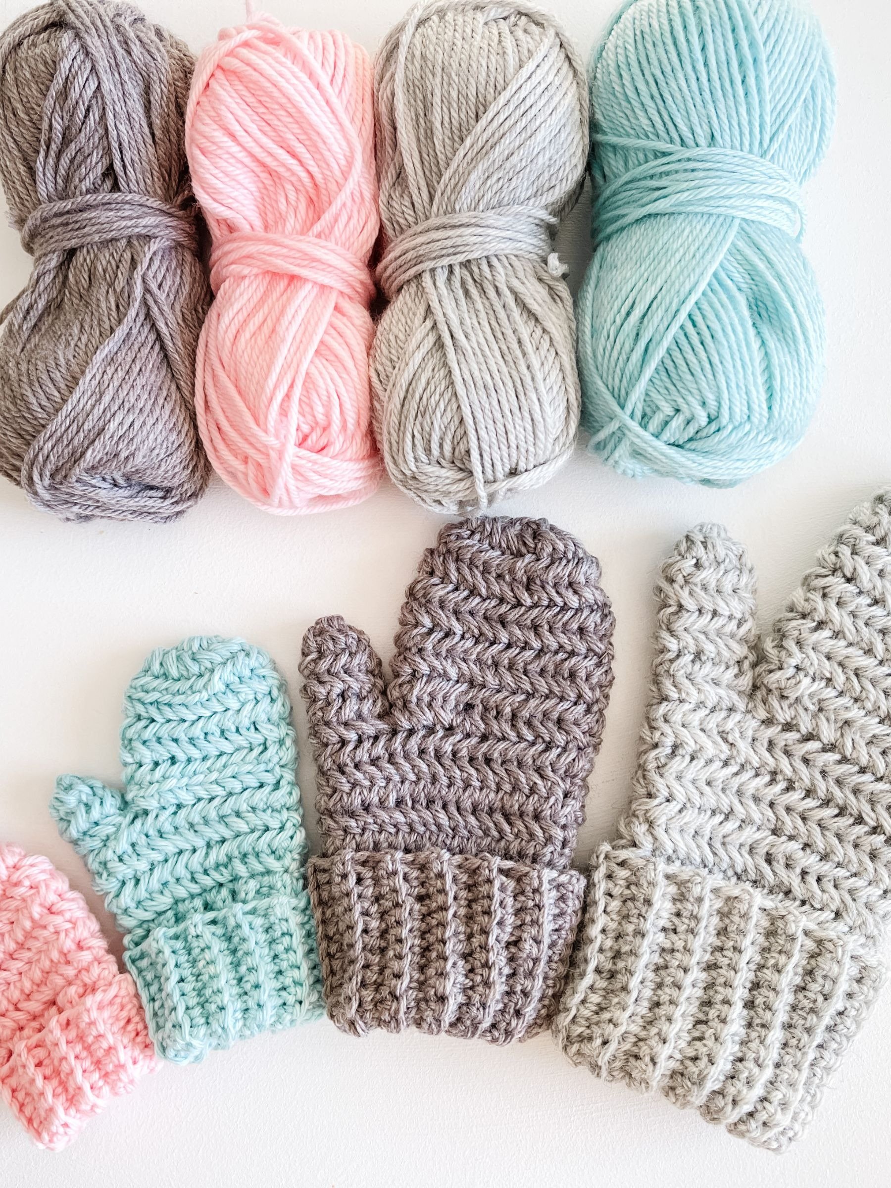 Heavenly Herringbone Mittens Crochet Pattern product image (5)