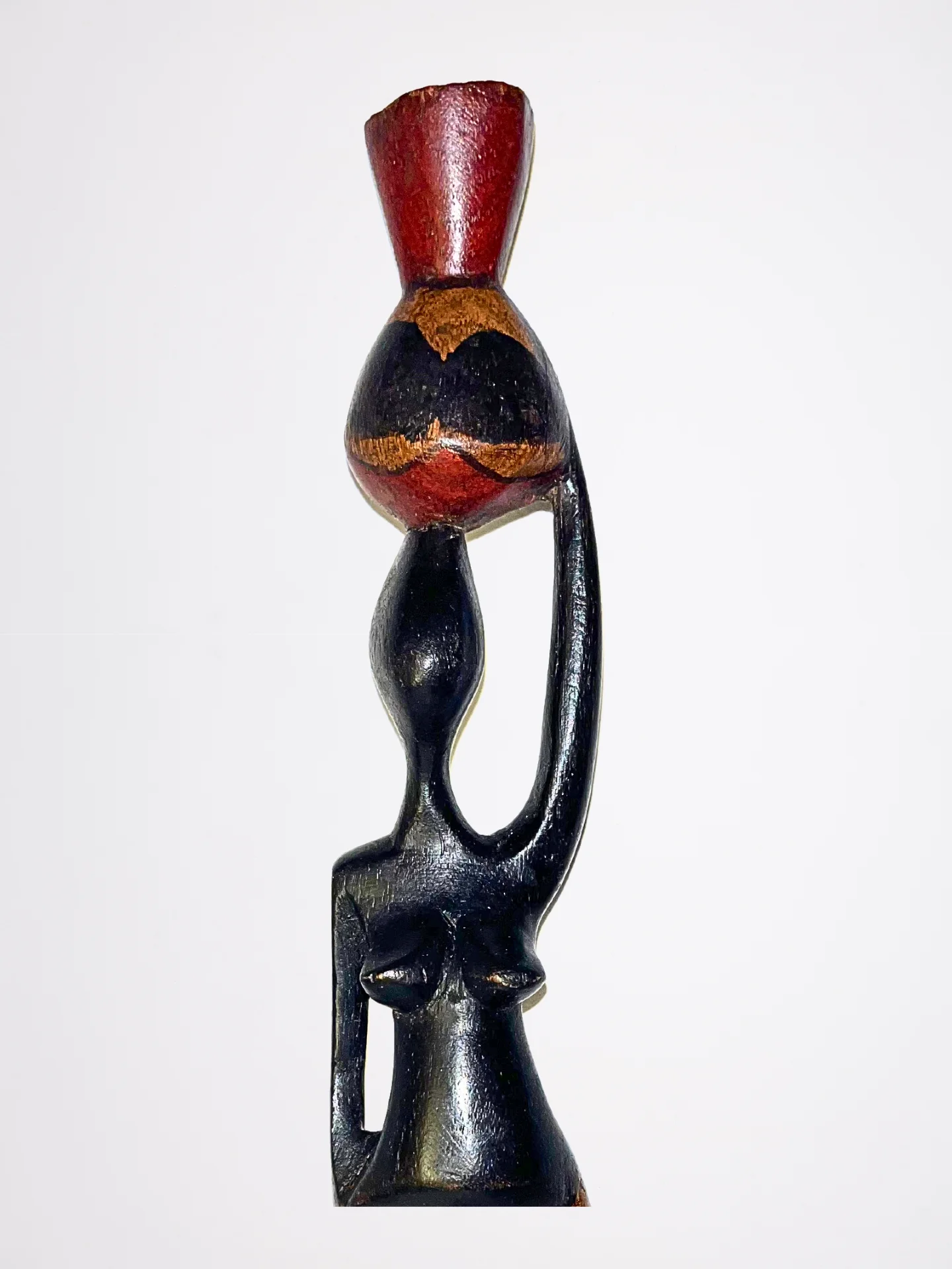 Handcarved Wooden African Woman Sculpture product image (4)