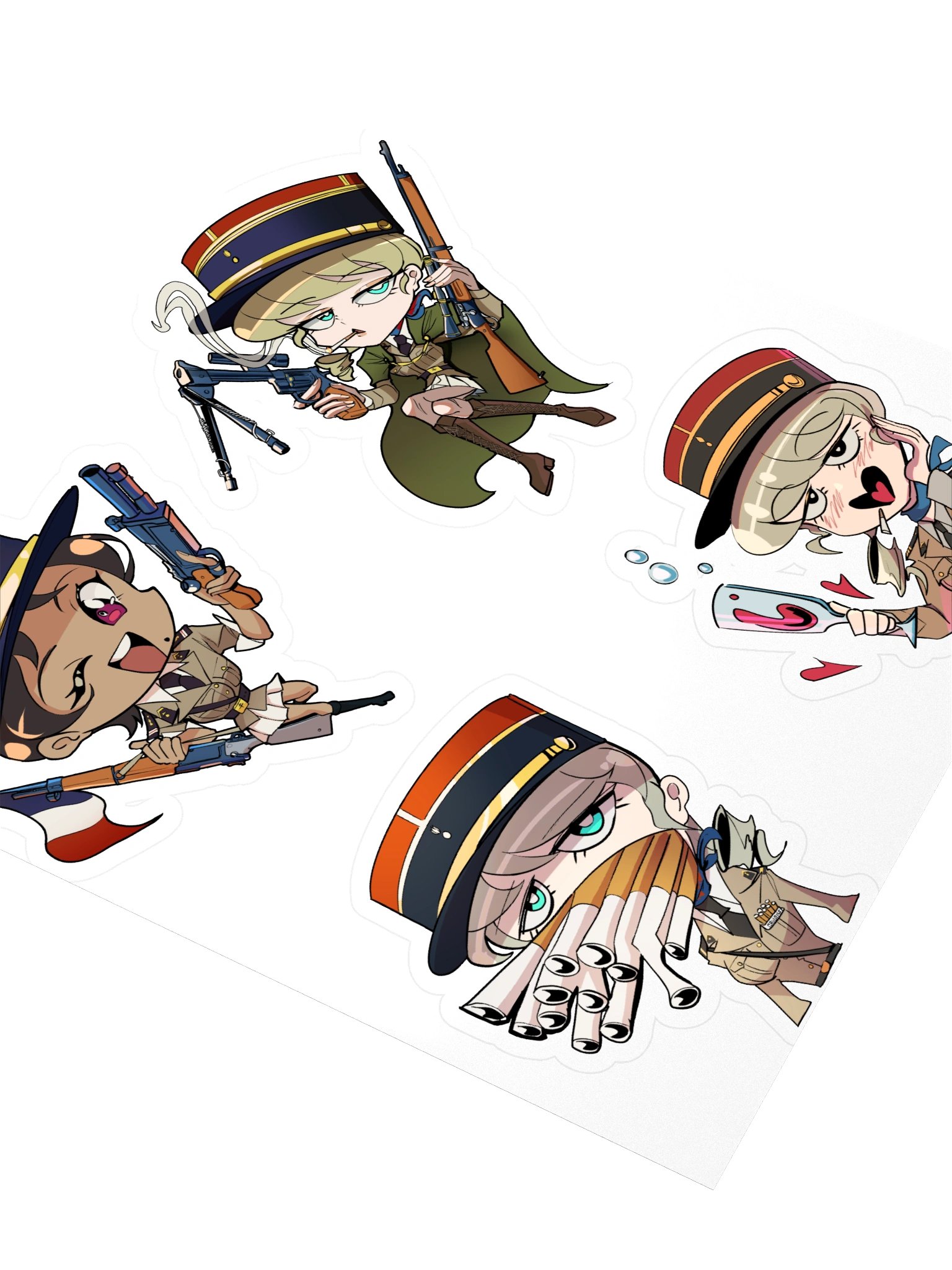 Deuxième Bureau - Yvette Et Josie STICKER Set product image (3)