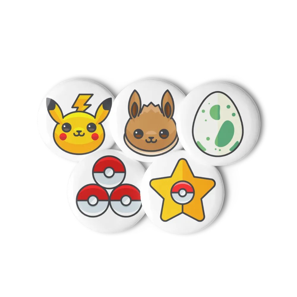 Poke Collab Icon Pins (Set 1) product image (11)