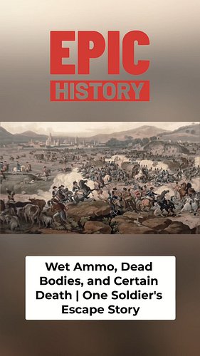 The Peninsular War was a nightmare for French soldiers. One man's desperate escape from the battlefield.

Trapped with wet am...