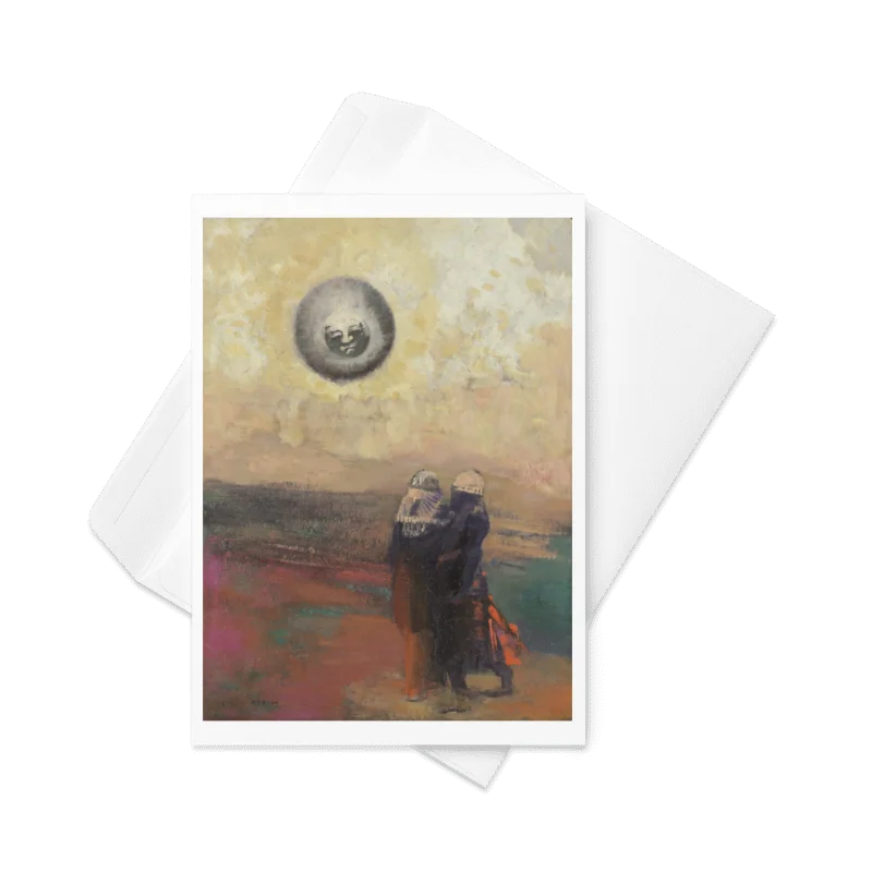 Odilon Redon - Soleil Noir - Blank Card product image (4)