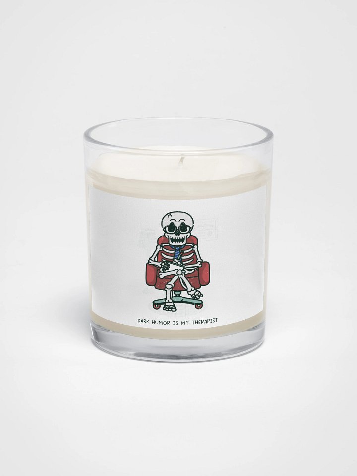 Dark Humor Is My Therapy Candle product image (1)