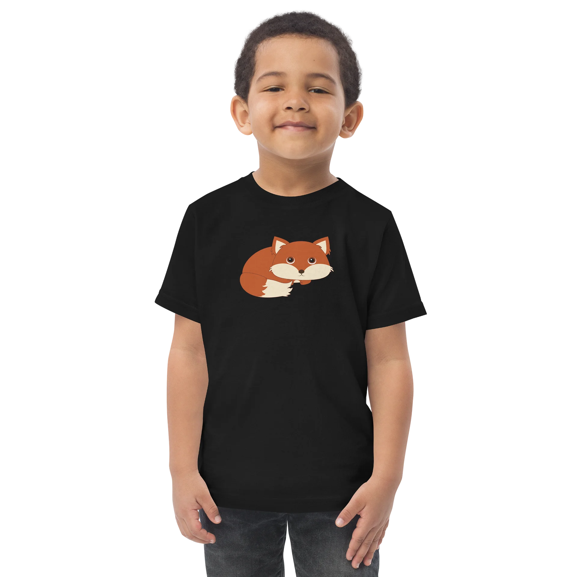 Woodland Animals Fox Toddler Jersey T-Shirt product image (1)